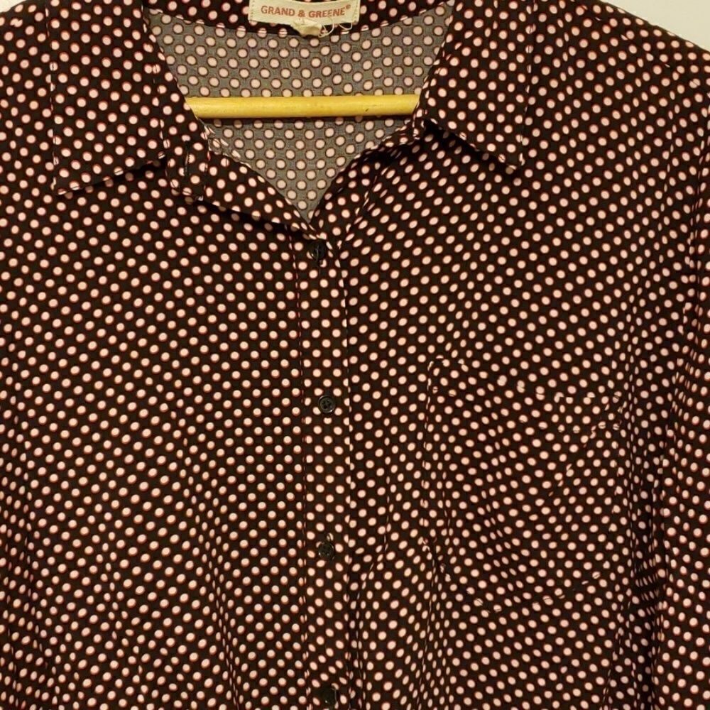 Grand and green blouse